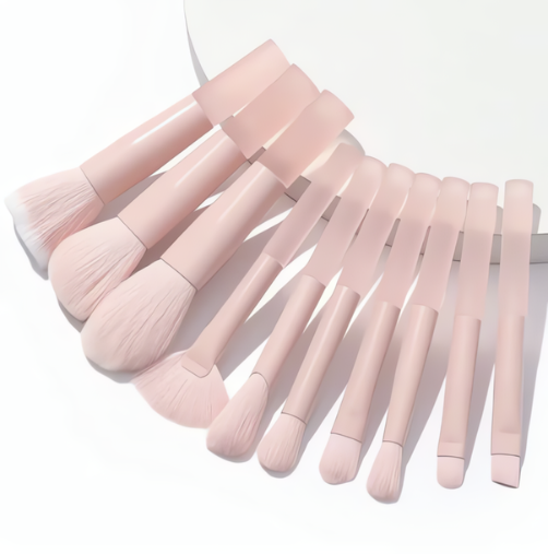 Short Fluffy Makeup Brush Set