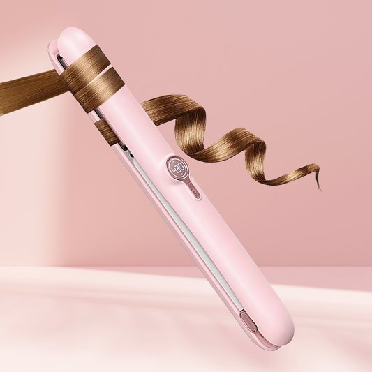 Ceramic Portable Hair Straightener and Curler